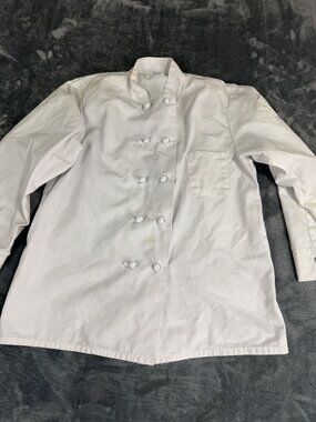 Chef Coat Double Breasted White Long Sleeve Unisex L-44